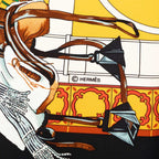 Hermes Carre 90 Real Escuela Andaluza Del Arte Royal Andalusian Equestrian Scarf — view 7