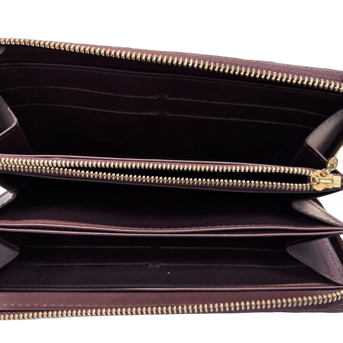 Louis Vuitton Zippy Wallet Vernis Amarante Monogram — view 7