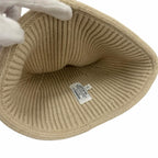Hermes Heaven Twisted Cashmere Chaine D'ancre Beanie Knit Cap Beige Hat — view 6