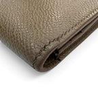 Hermes Bearn Soufflet Veau Epsom Taupe Gold Wallet — view 4