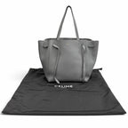 Celine Cabas Phantom Small Logo Soft Grain Calfskin Tote Bag Gray — view 2