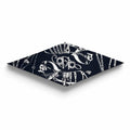 Hermes Rosange GM Royal Horse Tackle Cotton Marine Blue Turcan Diamond Scarf