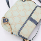Celine Shoulder Bag Macadam Jacquard Chain — view 3