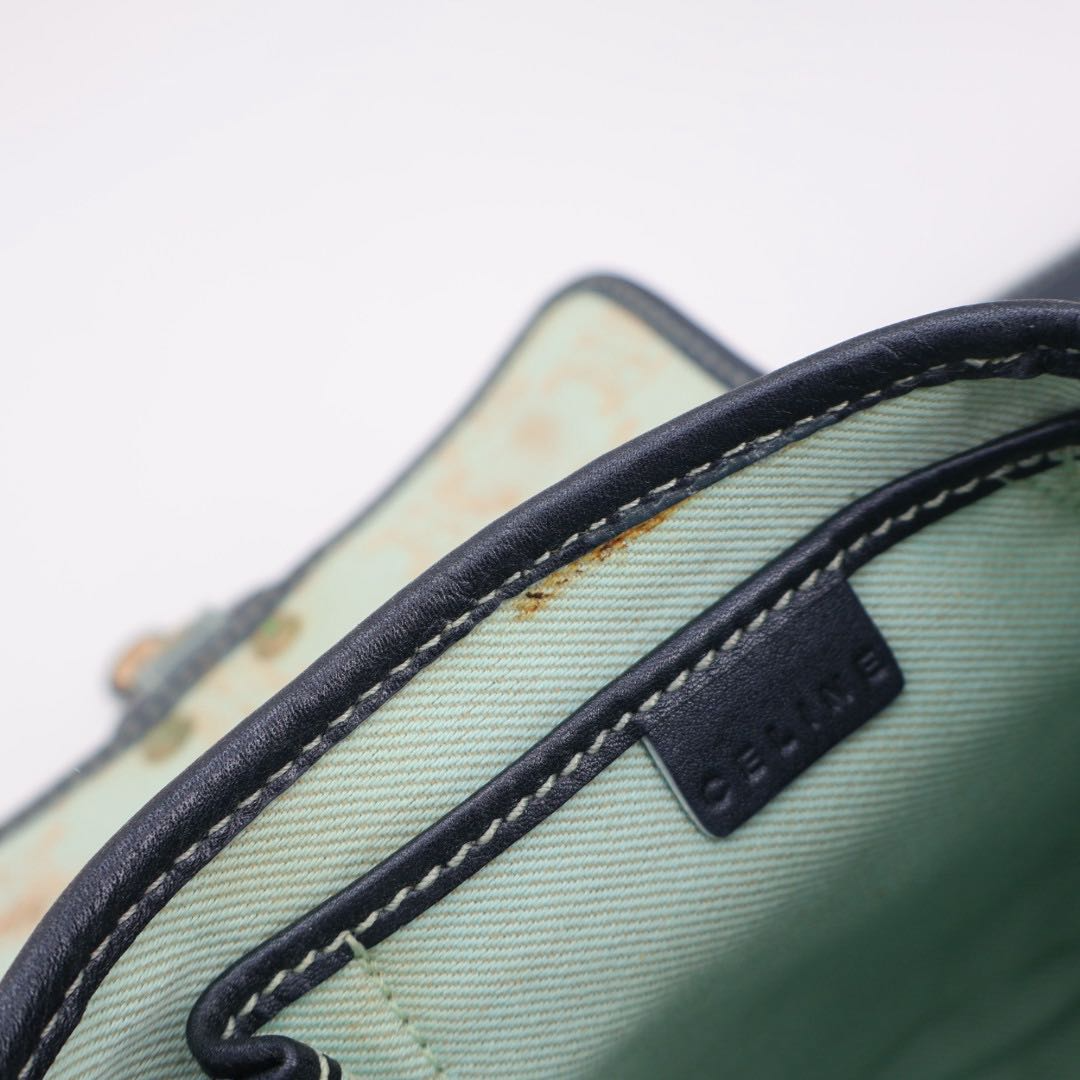 Celine Shoulder Bag Macadam Jacquard Chain — view 5