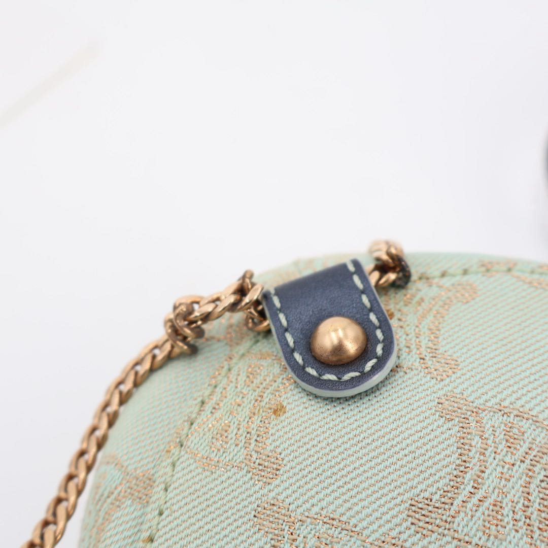 Celine Shoulder Bag Macadam Jacquard Chain — view 4