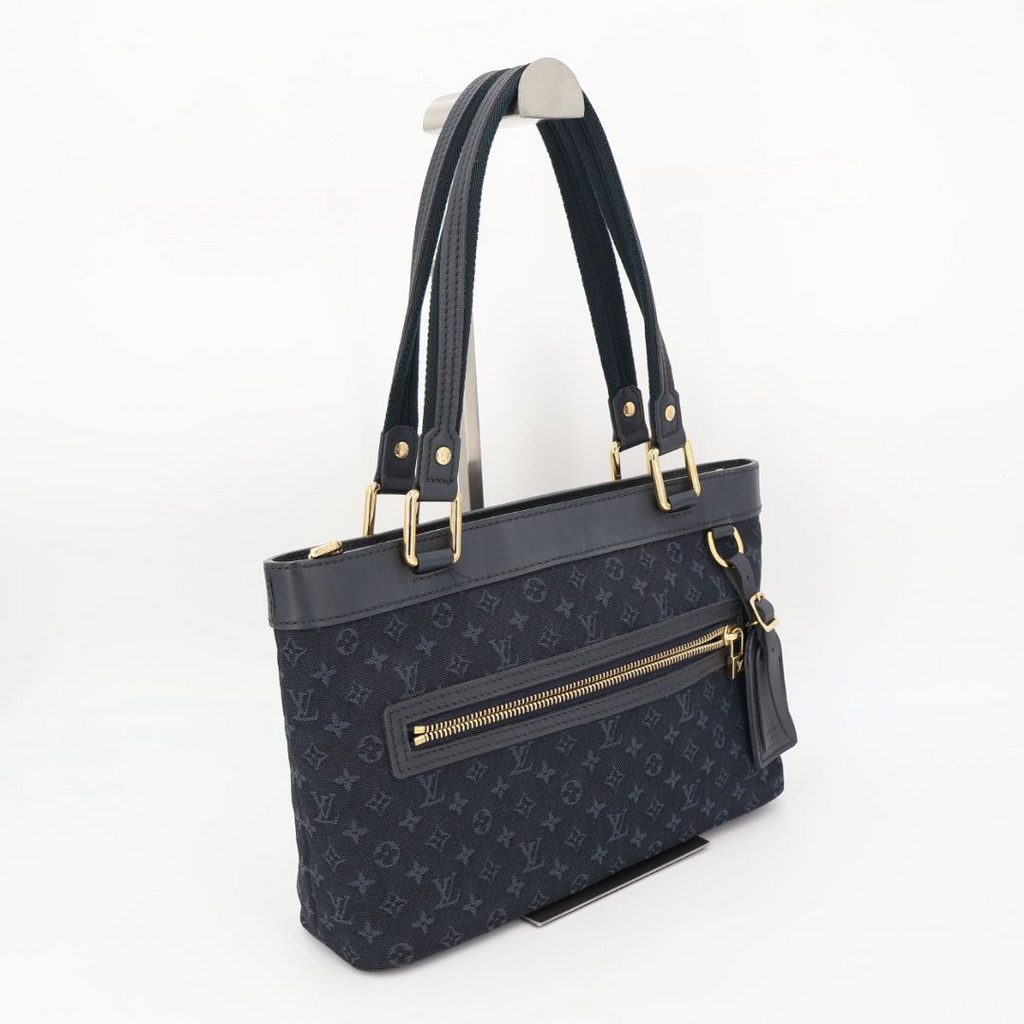 Louis Vuitton Monogram Mini Lucille PM Handbag Blue