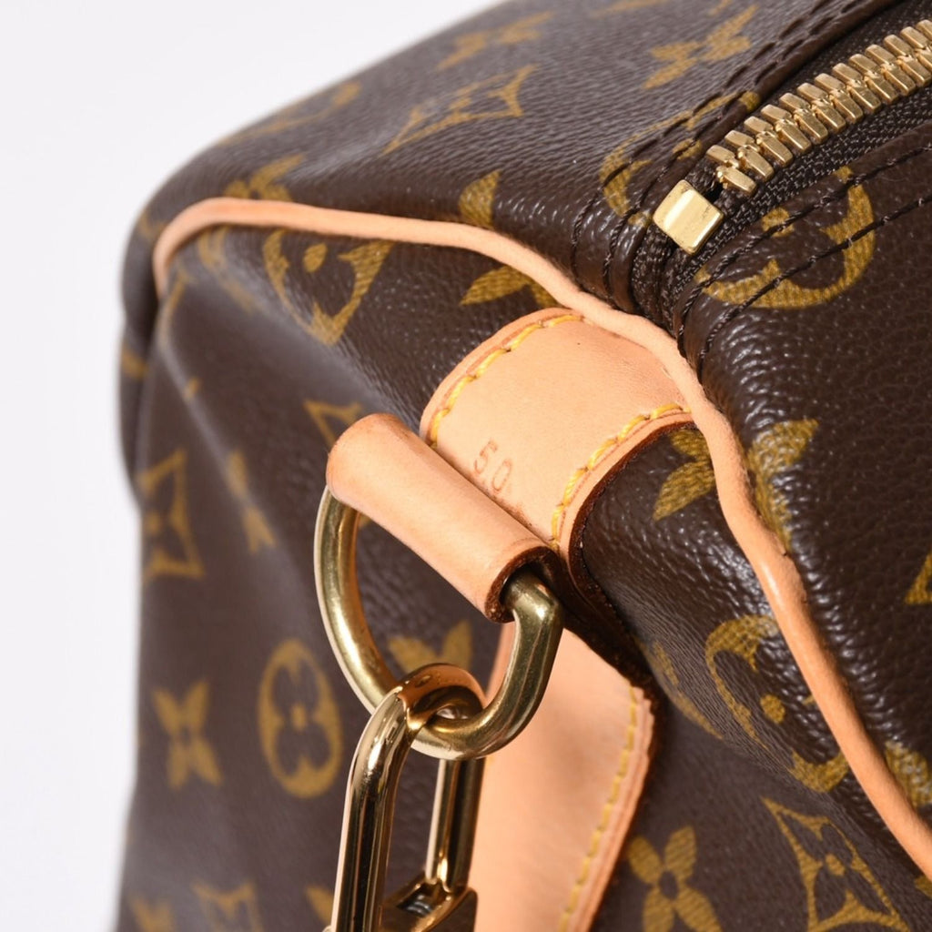 Louis Vuitton Monogram Keepall Bandouliere 50 Brown Boston Bag — view 5