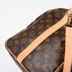 Louis Vuitton Monogram Keepall Bandouliere 50 Brown Boston Bag — view 7