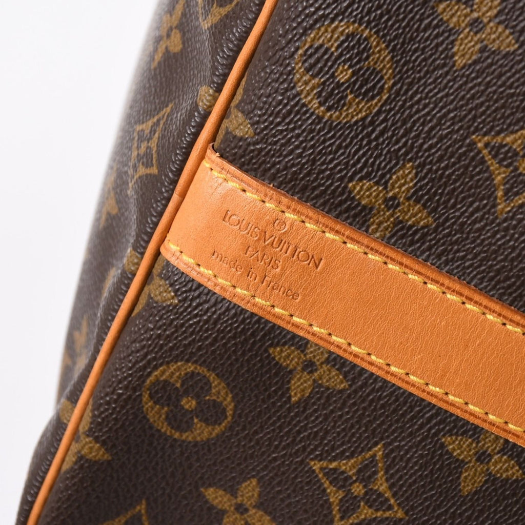 Louis Vuitton Monogram Keepall Bandouliere 50 Brown Boston Bag — view 8