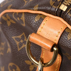 Louis Vuitton Monogram Keepall Bandouliere 50 Brown Boston Bag — view 6