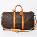 Louis Vuitton Monogram Keepall Bandouliere 50 Brown Boston Bag