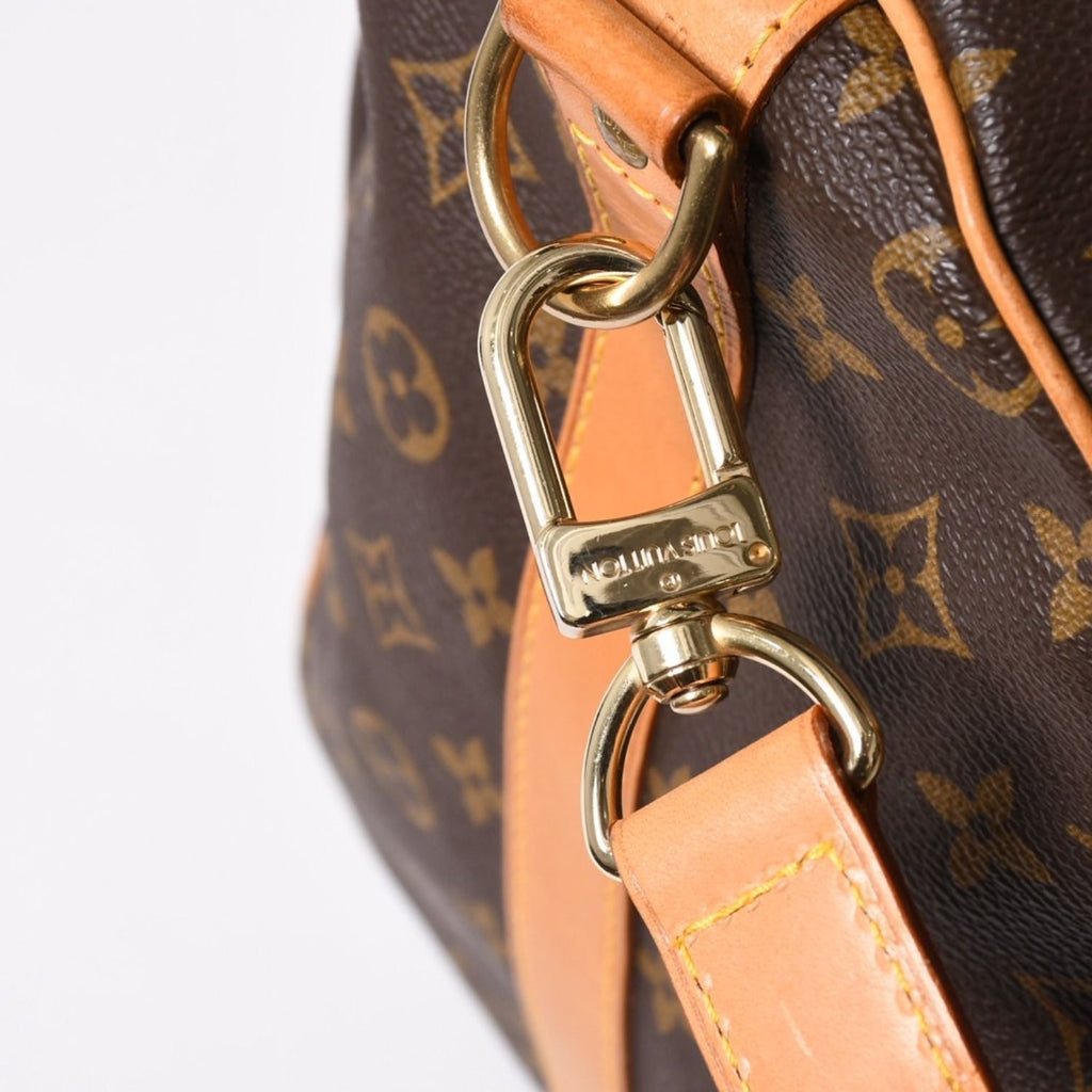 Louis Vuitton Monogram Keepall Bandouliere 50 Brown Boston Bag — view 5