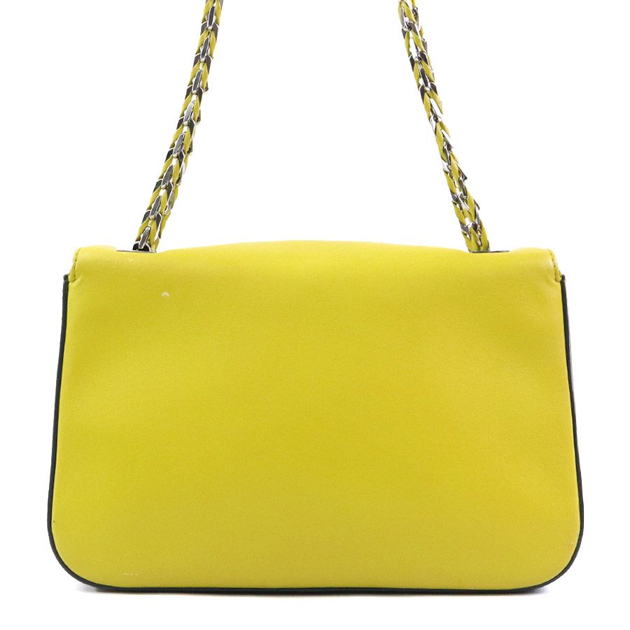 Fendi Shoulder Bag Yellow — view 3