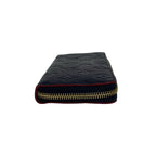 Louis Vuitton Zippy Wallet Monogram Empreinte Leather Card Case Black — view 5