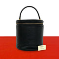 Louis Vuitton Cannes Epi Leather Handbag Vanity Bag Noir Black