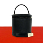 Louis Vuitton Cannes Epi Leather Handbag Vanity Bag Noir Black