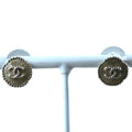 Chanel Earrings CC Logo Silver