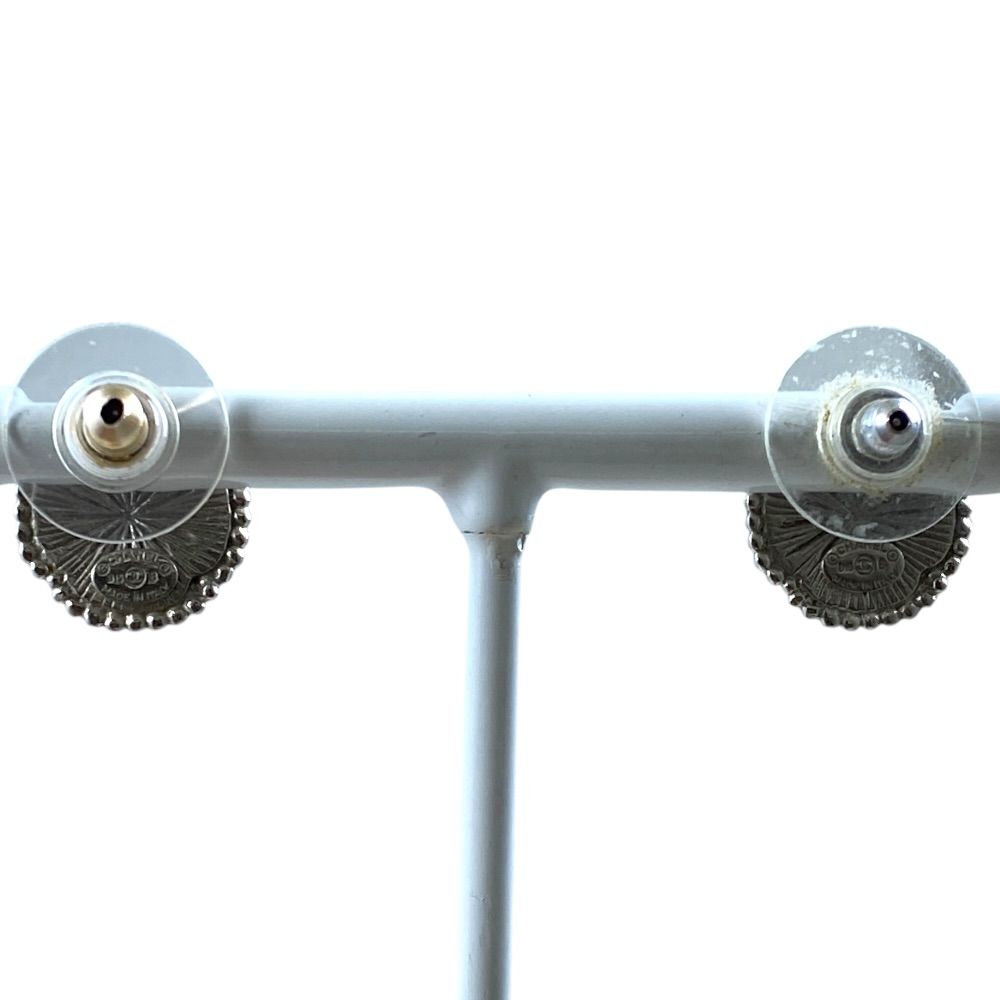 Chanel Earrings CC Logo Silver — view 3