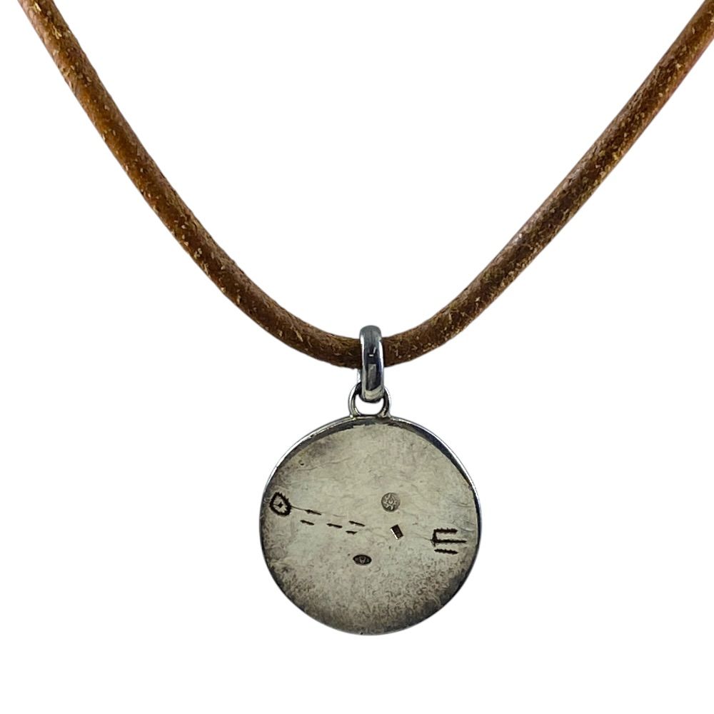Hermes Touareg Necklace Choker Pendant Silver — view 2