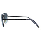 Louis Vuitton Sunglasses Soco Damier Teardrop Acetate Metal Blue Black Eyewear — view 3