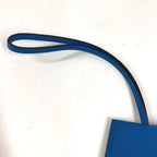 Hermes Charm Clochette Key Ring Swift Blue Key Holder Lock — view 6