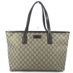 Gucci Shoulder Bag GG Supreme Logo Canvas Beige