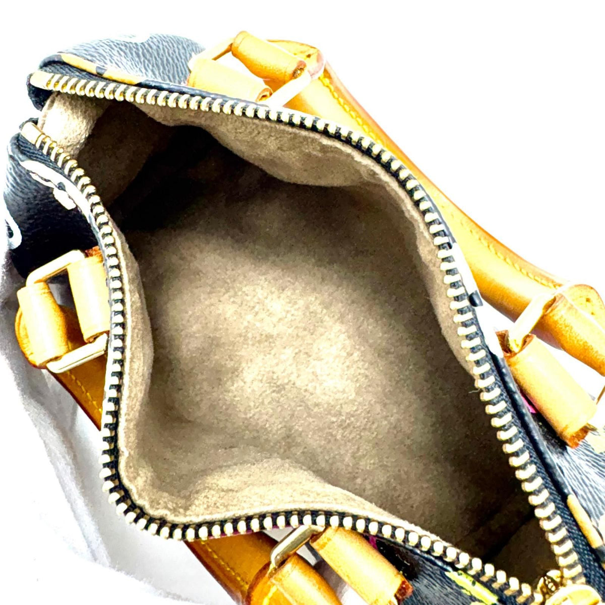 Louis Vuitton Mini Speedy Multicolor Noir Handbag Monogram — view 6