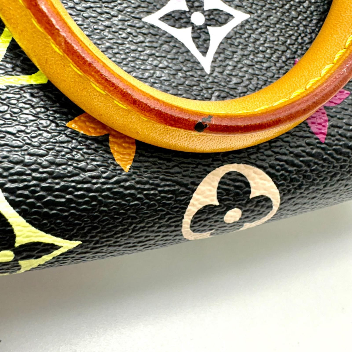 Louis Vuitton Mini Speedy Multicolor Noir Handbag Monogram — view 8