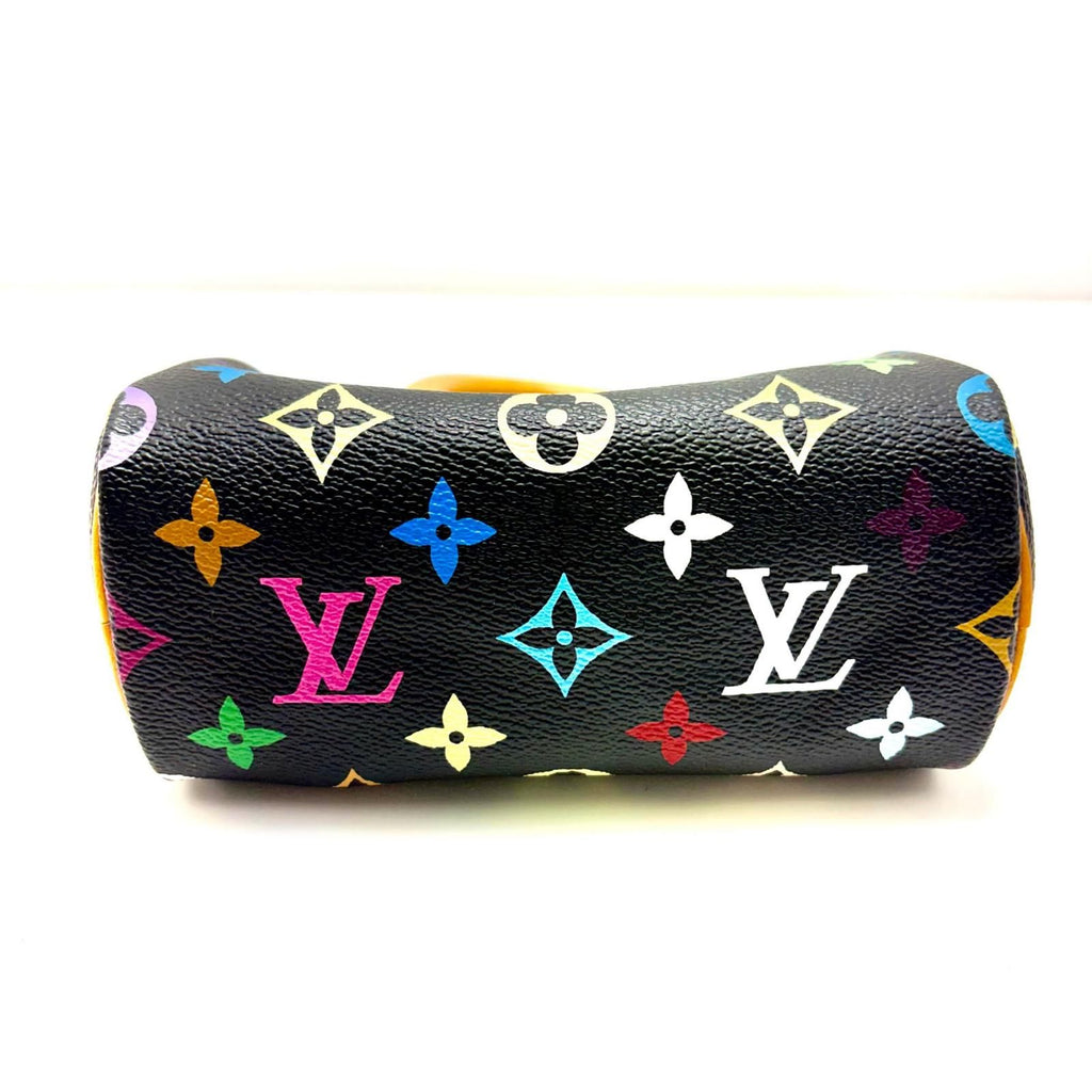 Louis Vuitton Mini Speedy Multicolor Noir Handbag Monogram — view 3