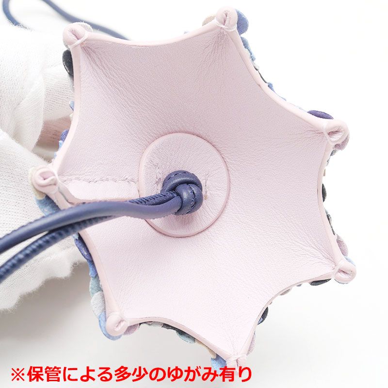 Loewe Party Puzzle Charm Leather Keychain — view 4