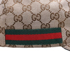 Gucci GG Canvas Baseball Cap Sherry Line M Beige Silver Hat — view 7