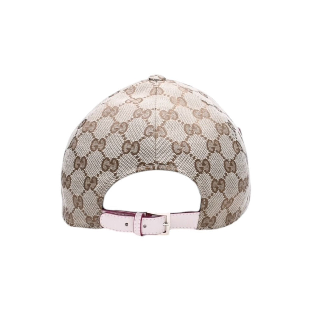 Gucci GG Canvas Baseball Cap S Yuko Higuchi Beau & Police Beige Light Pink Hat — view 6