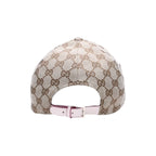 Gucci GG Canvas Baseball Cap S Yuko Higuchi Beau & Police Beige Light Pink Hat — view 6