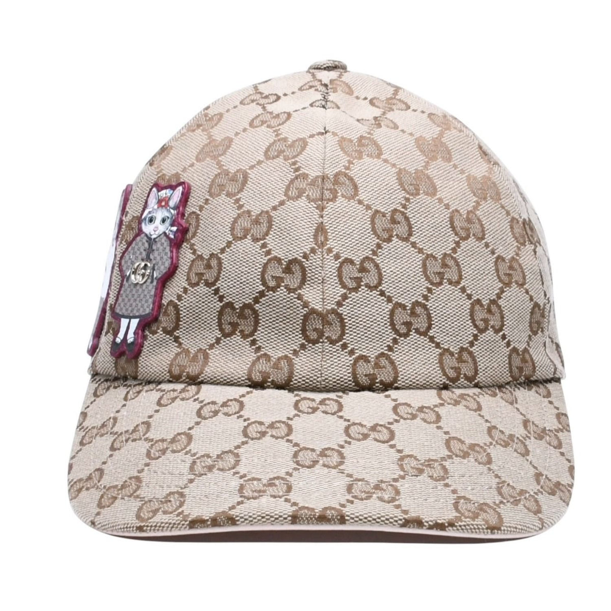 Gucci GG Canvas Baseball Cap S Yuko Higuchi Beau & Police Beige Light Pink Hat