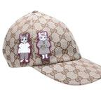 Gucci GG Canvas Baseball Cap S Yuko Higuchi Beau & Police Beige Light Pink Hat — view 3