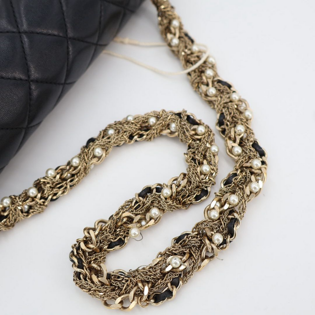 Chanel Westminster Quilted Lambskin Faux Pearl Chain Shoulder Bag — view 5