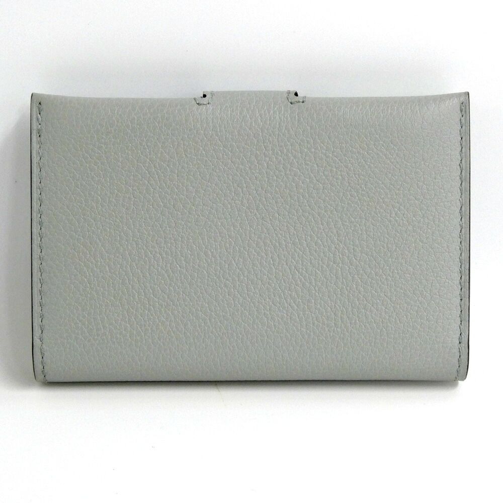 Hermes Card Case M S Evercolor Gray Sellier — view 2