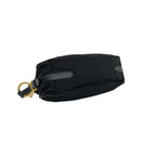 Prada Logo Tessuto Pocono Nylon Saffiano Leather Shoulder Bag Black — view 7