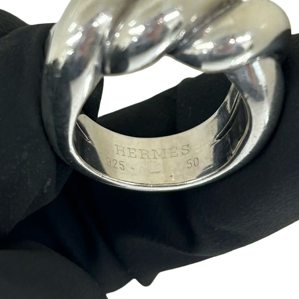 Hermes Torsade Ring 925 Sterling Silver — view 3