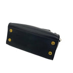 Louis Vuitton on My Side PM Monogram Leather 2-Way Shoulder Bag Black Brown — view 8