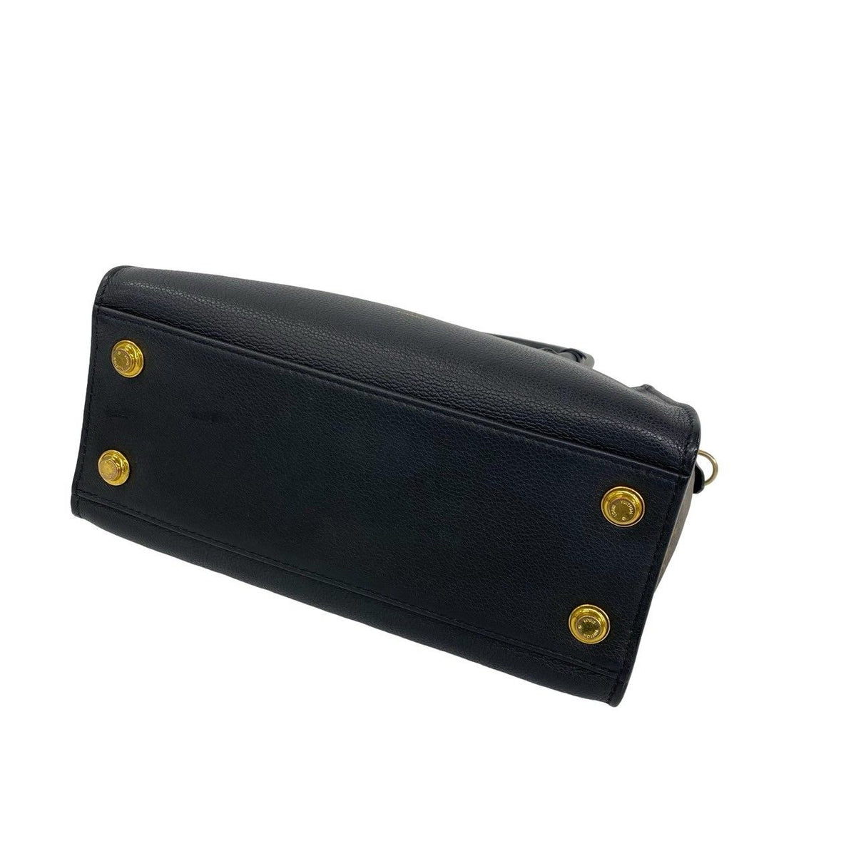 Louis Vuitton on My Side PM Monogram Leather 2-Way Shoulder Bag Black Brown — view 8