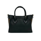 Louis Vuitton on My Side PM Monogram Leather 2-Way Shoulder Bag Black Brown — view 3