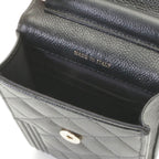 Chanel Boy Quilted Chain Phone Case Black Caviar — view 8
