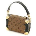 Louis Vuitton Side Trunk PM Tag Shoulder Bag Monogram Reverse Camel — view 2