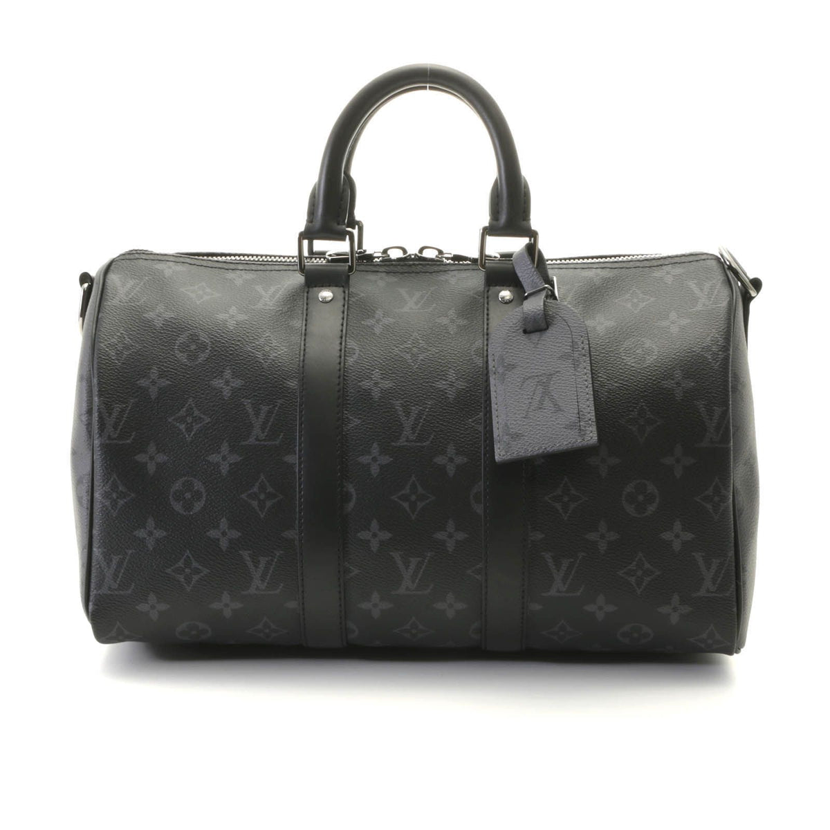 Louis Vuitton Keepall Bandouliere 35 Tag Boston Bag Monogram Eclipse Reverse