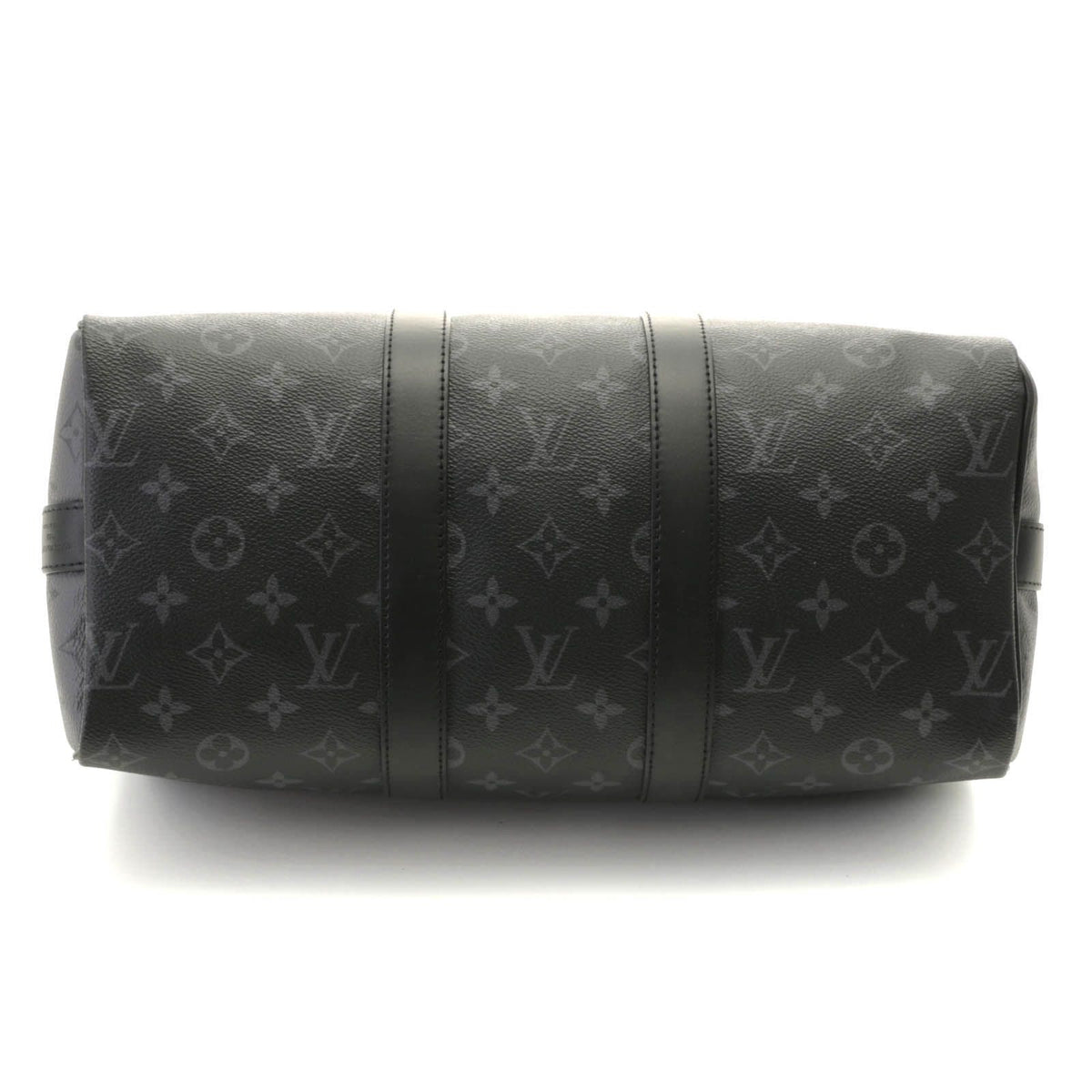 Louis Vuitton Keepall Bandouliere 35 Tag Boston Bag Monogram Eclipse Reverse — view 3