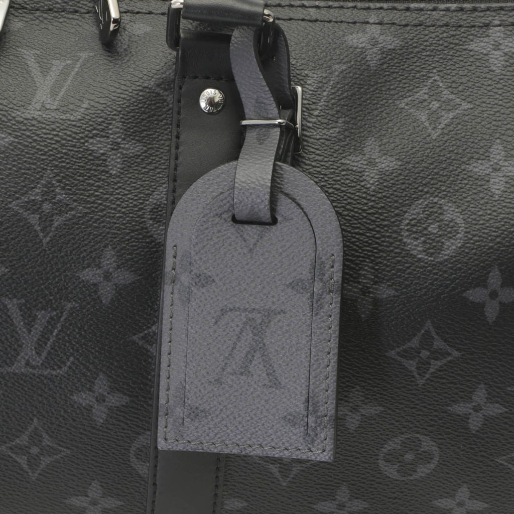 Louis Vuitton Keepall Bandouliere 35 Tag Boston Bag Monogram Eclipse Reverse — view 6