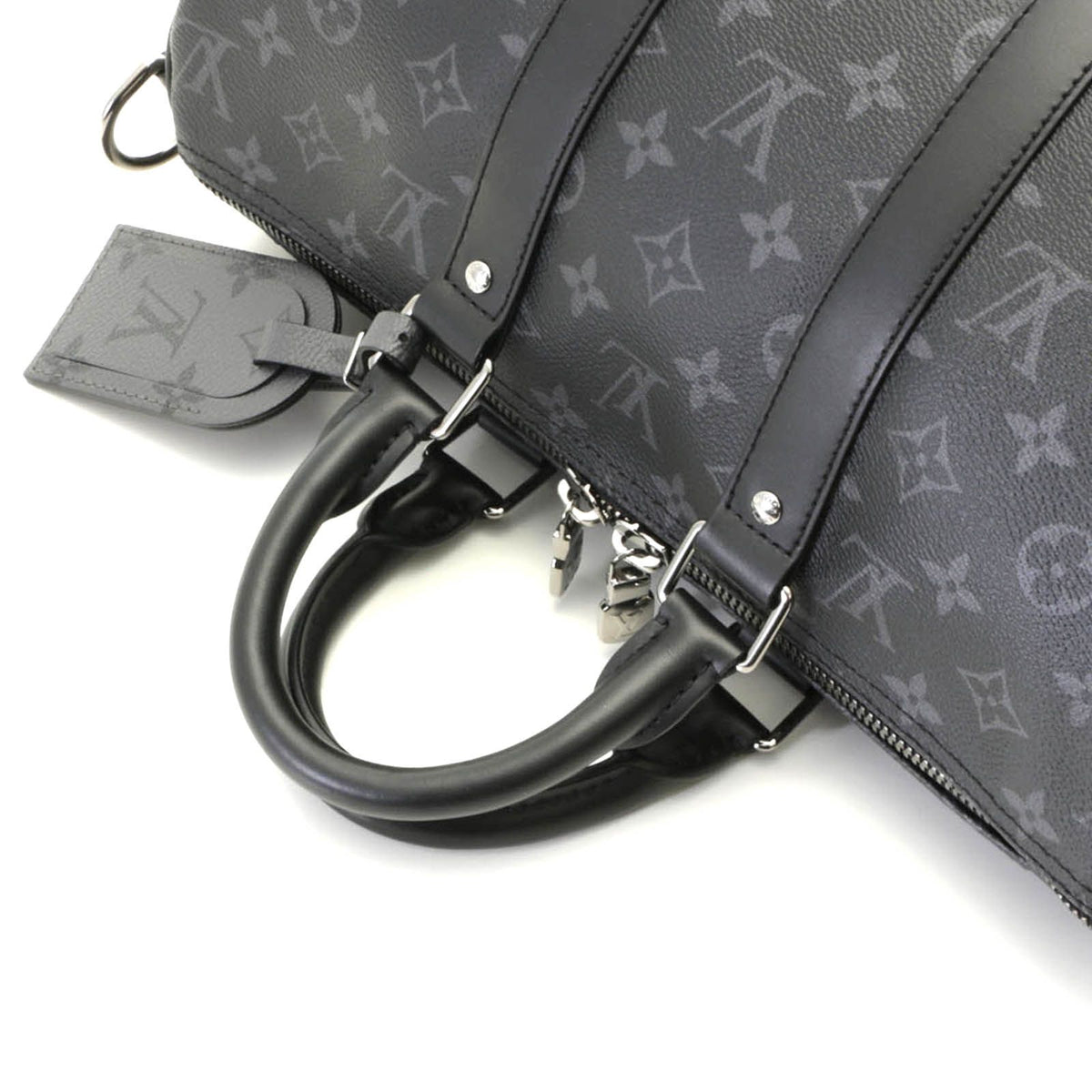 Louis Vuitton Keepall Bandouliere 35 Tag Boston Bag Monogram Eclipse Reverse — view 4