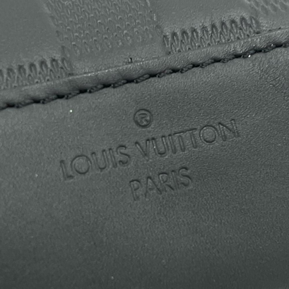 Louis Vuitton Belt Bag Damier Infini Avenue Crossbody Calfskin Black Silver — view 7