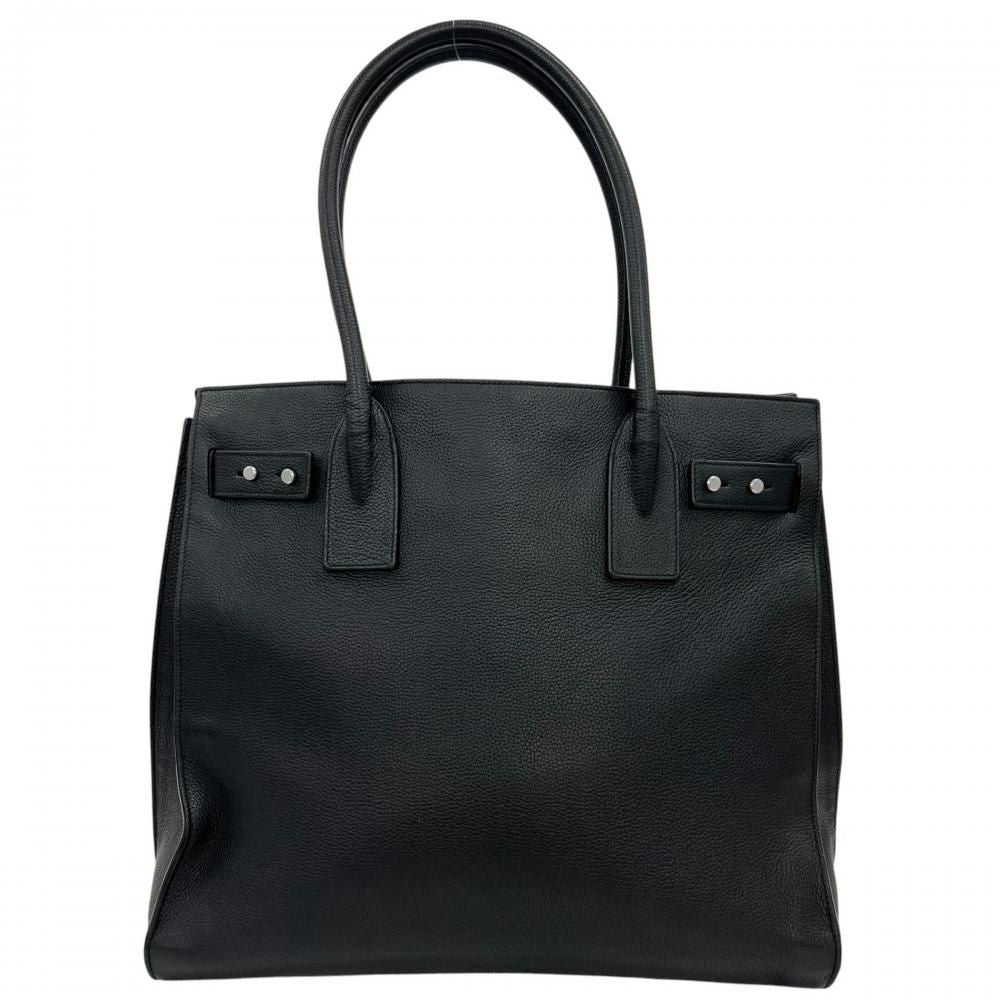 Saint Laurent Paris Tote Sac de Jour Shoulder Leather Black — view 2